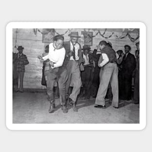 Jitterbugging In A Juke Joint, Clarksdale, Mississippi 1939 I Sticker